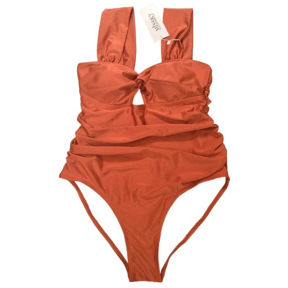 One Piece Smocked Maternity Swimsuit M *NWT* - Picture 7 of 8